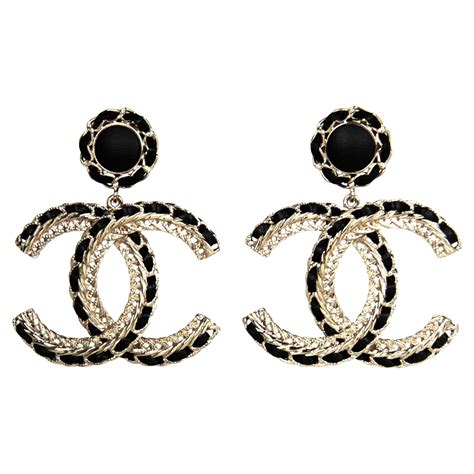 chanel earrings simple|chanel earrings for men.